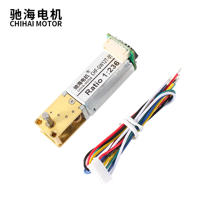 CHF-GW12T-050   直流蜗轮蜗杆编码减速电机